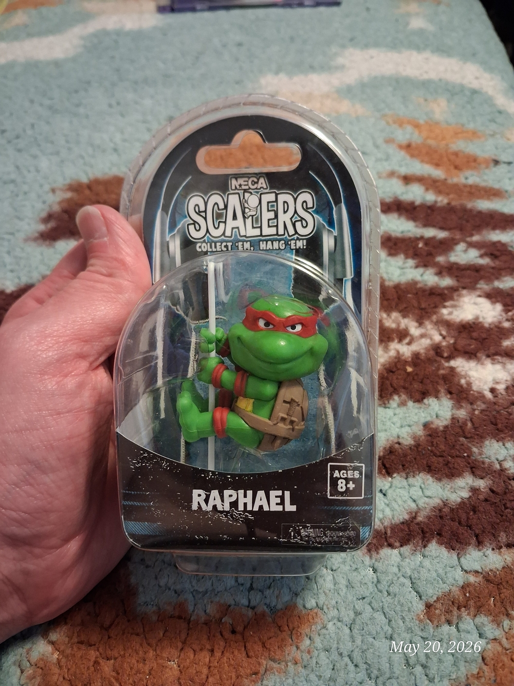 NECA Scalers Raphael Hanging Action Figure - Green & Red